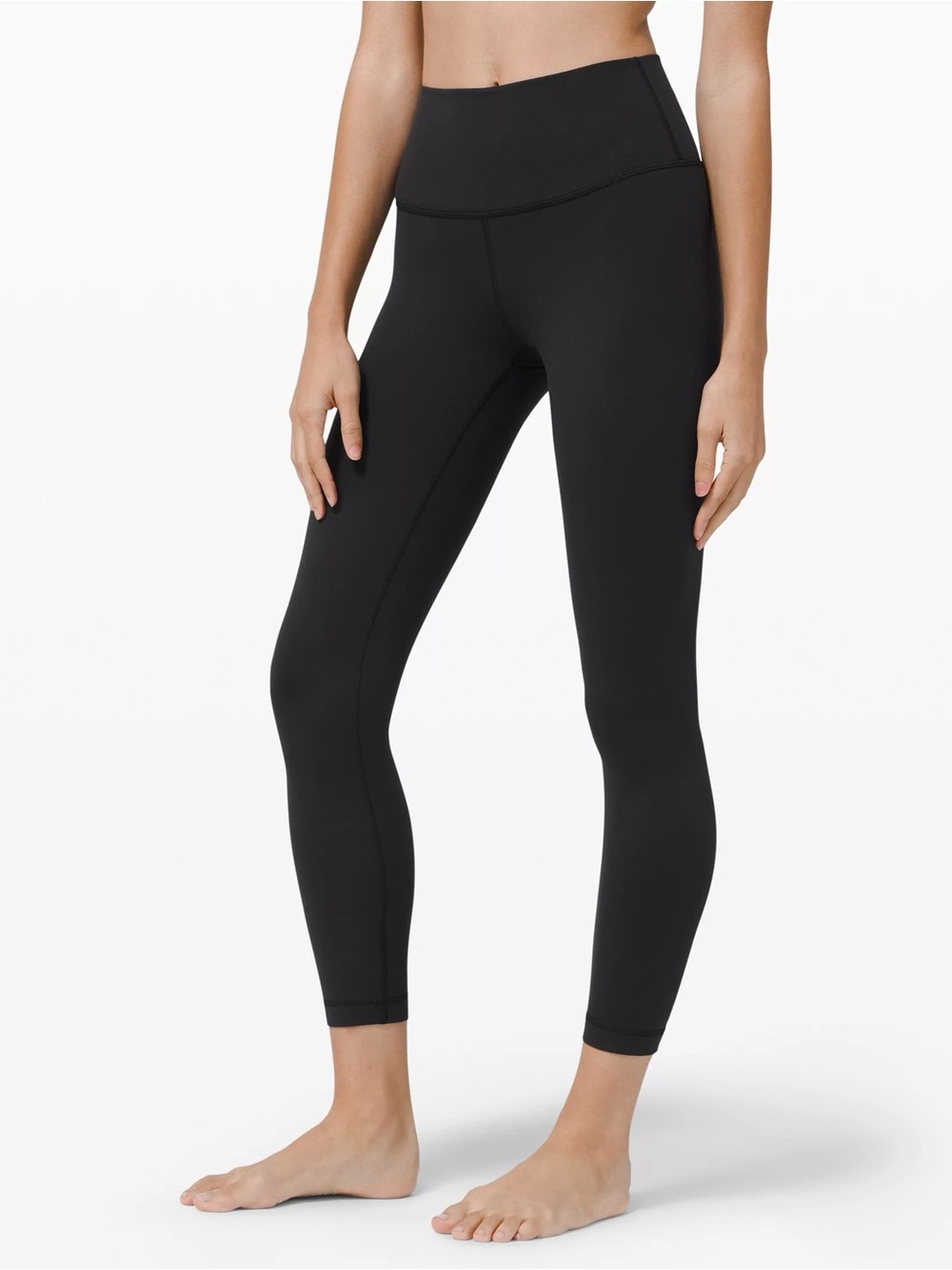 Lululemon Wunder Under Black Leggings High Rise Size 4